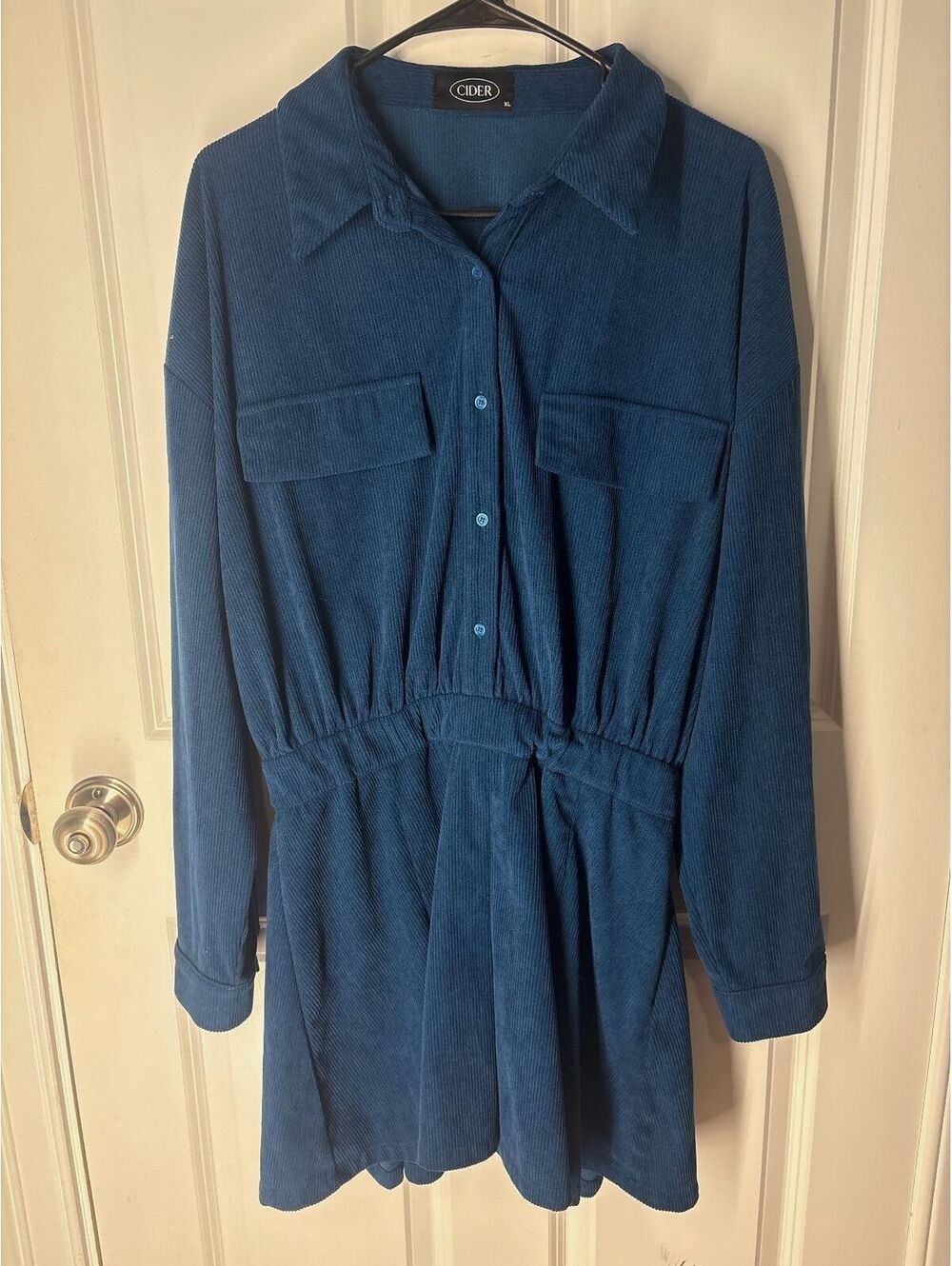 Western Boho Indie Cottage Festival Fall Cider XL Cordoroy Dress
